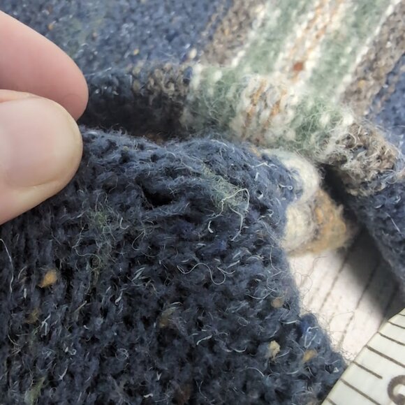 Vintage Union Bay Striped Crewneck Sweater Size Large - Picture 4 of 6